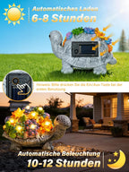 Ollny Solar-Gartenleuchten, Schildkröten-Gartenornamente – Geschenkidee für Mama, Einzugsgeschenk