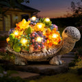 Ollny Solar-Gartenleuchten, Schildkröten-Gartenornamente – Geschenkidee für Mama, Einzugsgeschenk