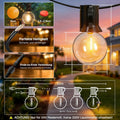 Ollny G40 Lichterkette für den Außenbereich, geeignet für Lichterketten, Garten, Balkon, Pavillon, Pergola (verbindbar, IP45 wasserdicht, 2700k)